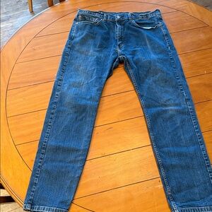 Men's Blue Straight-Leg Jeans Levi Strauss & co 505